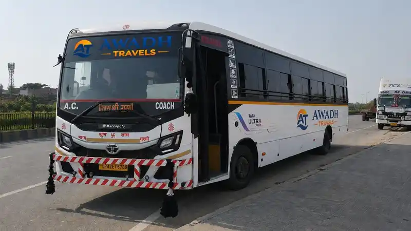 Luxury Bus 42 Seater for hire from Ayodhya – Awadh Travels